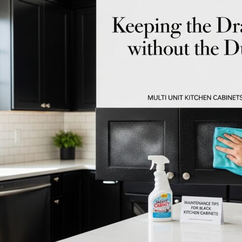 Maintenance Tips for Black Kitchen Cabinets Keeping the Drama without the Dust Maintenance Tips for Black Kitchen Cabinets Keeping the Drama without the Dust